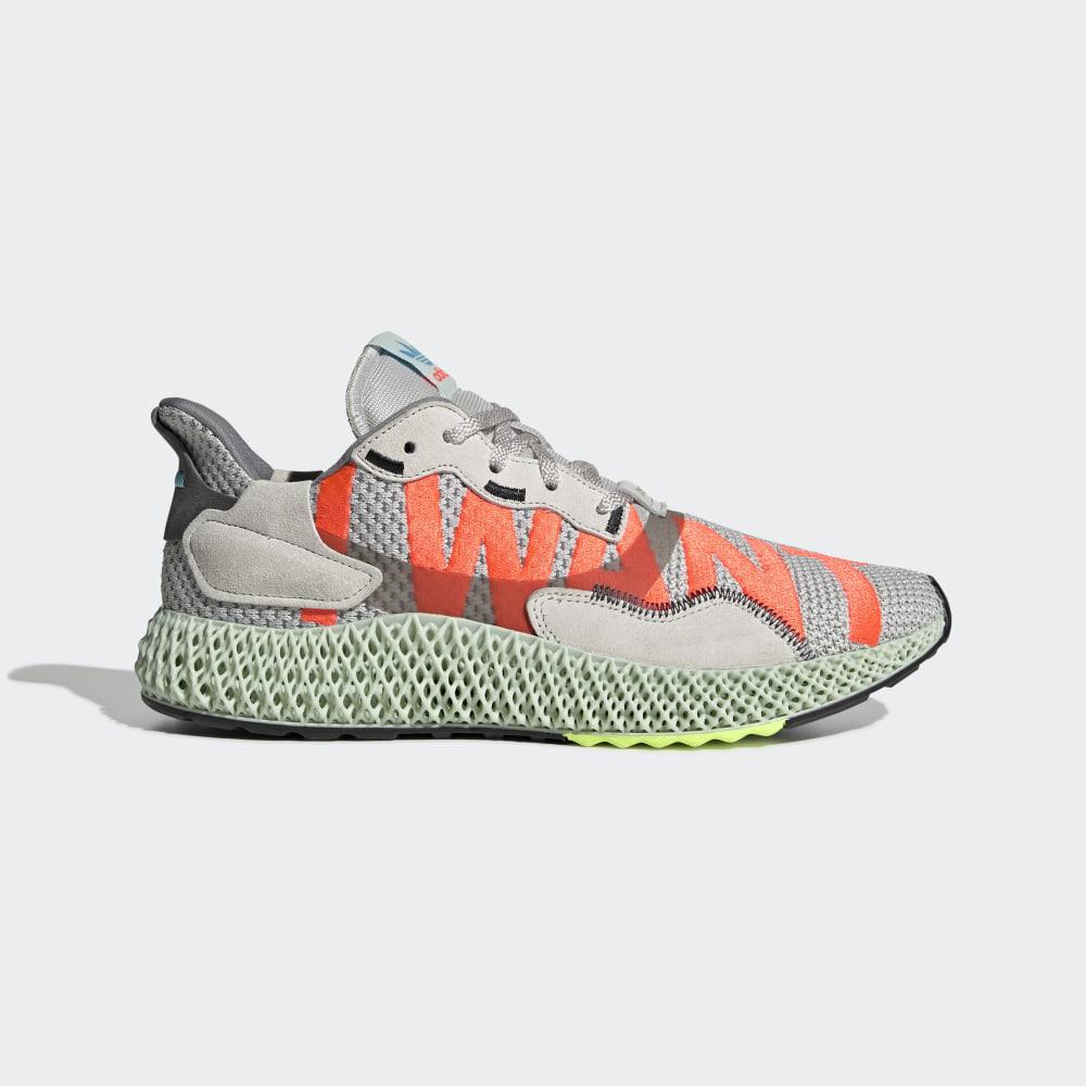 Originals Adidas ZX4000 4D Dama Romania - Gri/Rosii/Albastri Deschis EF9624